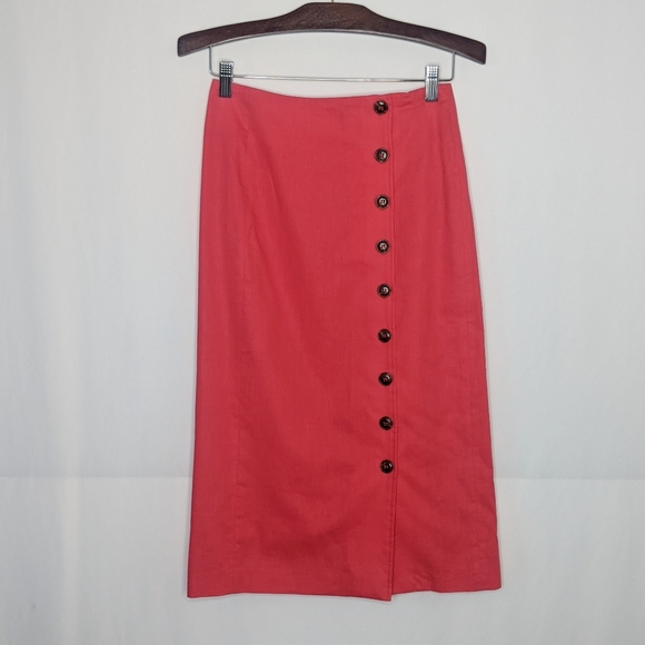 NWT Gianni Bini midi side button skirt - Picture 2 of 7